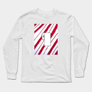 Candy Cane Toilet Paper Long Sleeve T-Shirt